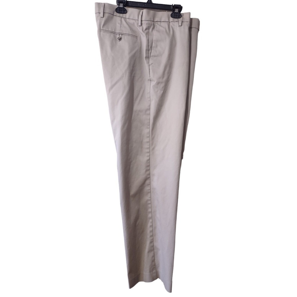 Levi Strauss Men's Dockers Pants W38L32 Tan Straight Fit Pockets Logo Belt Loops